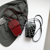 Women’s Gothic Coffin-Shaped Shoulder Bag – PU Leather Crossbody Hobo Purse with Adjustable Strap for Halloween & Cosplay