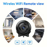 Mini Wireless WiFi Camera – Night Vision, Remote Monitoring, Nanny & Security Surveillance Camera