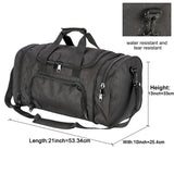 Military tactical travel duffle bag – outdoor sports luggage with shoe compartment, gym, hiking & weekend gear bag for men