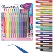 Flair Felt Tip Pens – 12-Pack Assorted Colors, 0.7mm Medium Point Marker Pens for Teachers & Students