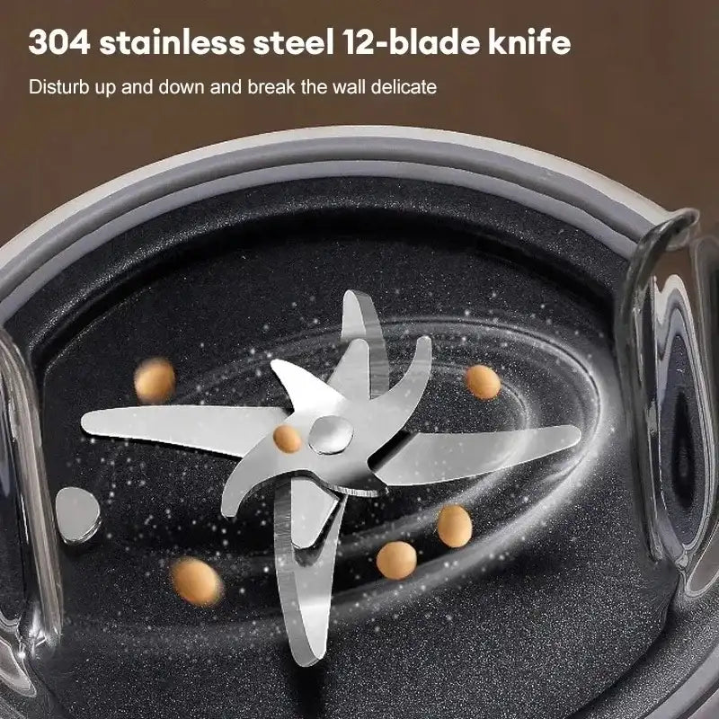 110 V US Electric Soy Milk Maker & Food Mixer – 1500 mL Automatic Blender for Plant-Based Milk, Rice Paste & Nut-Grinding