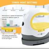 HTVRONT 2nd Gen Portable MINI Heat Press Machine DIY Auto Easy Heating Transfer Iron On HTV for Clothes Bags Shoes Hat T-shirts - PulinGO