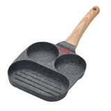2-4 Holes Thickened Non-Stick Omelet & Pancake Frying Pan – Multi-Hole Breakfast Maker