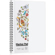 135 lb (200 gsm) Double-Sided Bleedproof Marker Paper Pad – 7.6×10″ Sketch & Art Paper (30 Sheets)