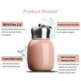 Mini Stainless Steel Vacuum Flask 200 ml – Portable Insulated Coffee & Travel Bottle