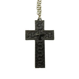 Cross Necklace with Secret Compartment – Gothic Punk Hip-Hop Pendant with Hidden Chamber, Old Cross Design Jewelry for Men & Women