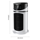 3-in-1 Quiet Cooling Desk Fan – Portable Mini Air Cooler with Water Conditioning & 6 Speed Modes for Home & Office