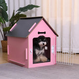 Indoor Wooden Pet House – Cozy Bed for Small Dogs & Cats