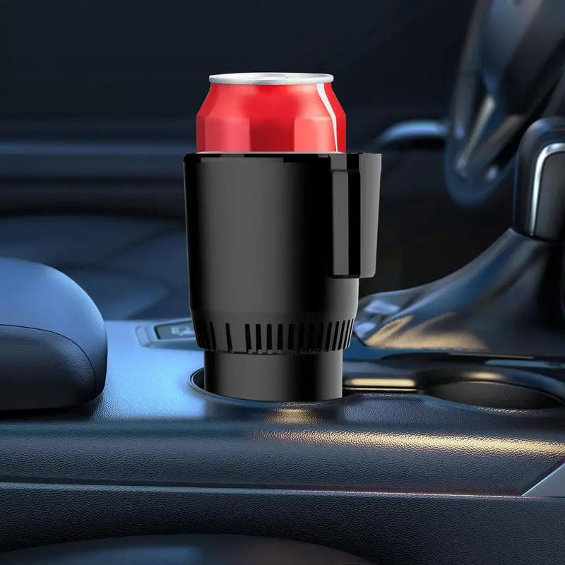 Smart car drink cooler & heater – insulated portable cup holder mug with cooling & heating functions for cars, SUVs & trucks