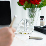 Heart-Shaped Glass Cut Pencil Holder – Desktop Pen & Tool Organizer for Office, Home & School
