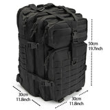 30–50L Tactical Survival Backpack – Modular Outdoor Assault Pack for Hiking, Trekking & Hunting