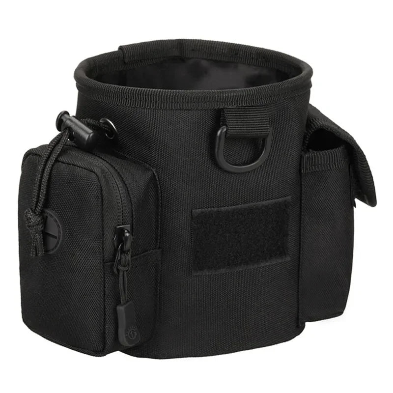 Portable Dog Treat Bag – Outdoor Training & Feeding Pouch with Waist Strap for Trainers and Pet Owners