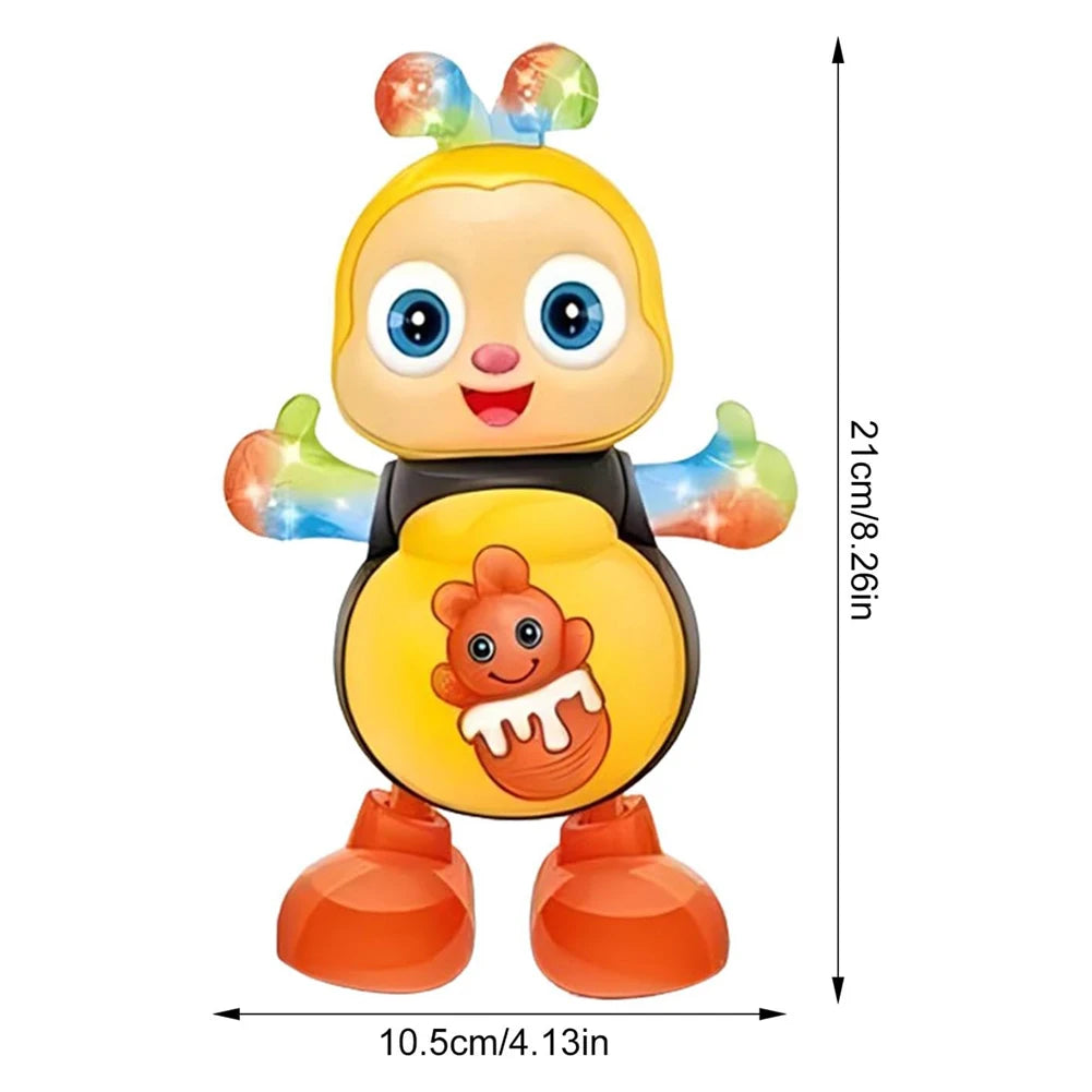 Cartoon Musical Dancing Toy – Educational Preschool Learning Toy with Music & Lights, Interactive Gift for Kids, Boys & Girls