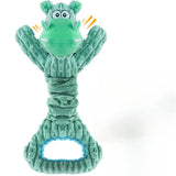 Large Plush Dog Toy with Squeaker – Durable Play Toy for Aggressive Chewers