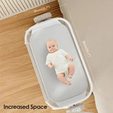 Elele Nova 3‑in‑1 Electric Bassinet & Co‑Sleeper – Portable Rocking Cradle, Bedside Sleeper & Travel Crib for Newborns
