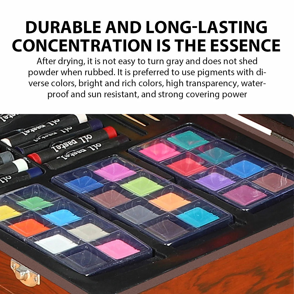 140-Piece Ultimate Painting & Drawing Art Set – Brushes, Markers, Watercolors & Pencils