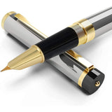 Premium Pens Set – Medium & Fine Nib with Case, 6 Ink Cartridges & Converter