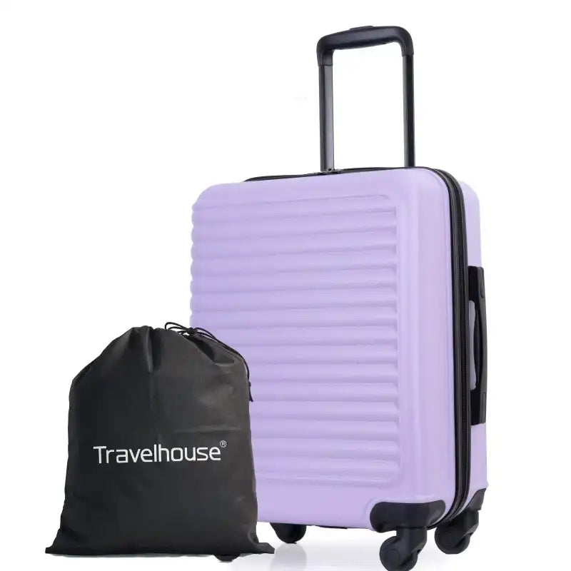 Travelhouse 20″ Carry-On Hardside Suitcase – Lightweight Spinner Wheels Travel Luggage