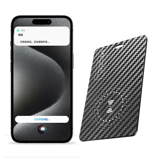 FM-23 Smart Track Card – Ultra-Thin Wallet Tracker with Wireless Charging, GPS Locator & Apple Find My Compatibility