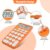 Standard 12-Digit Desktop Calculator – Large LCD, Big Buttons, Dual Power