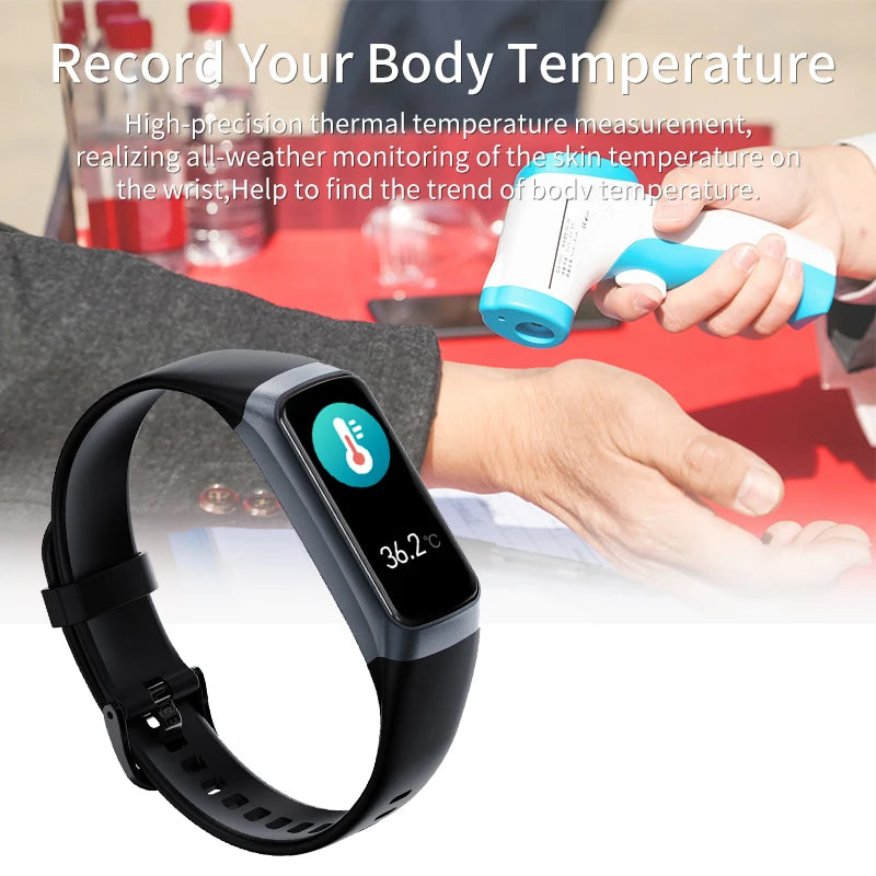 “LIGE 2025 AMOLED Smart Watch – Waterproof Fitness Tracker with Heart Rate & Blood Monitoring, Sport Smart Bracelet for Men & Women”