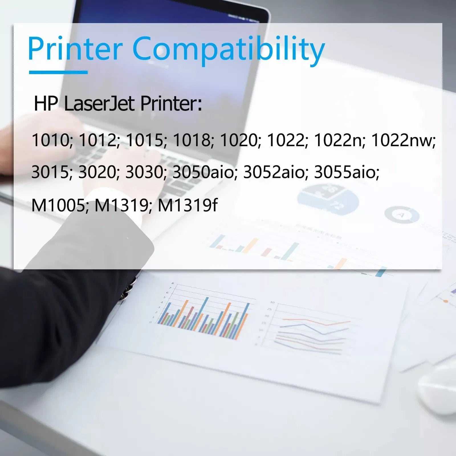 Greencycle High-Yield Q2612A (12A) Black Toner Cartridge – Compatible with HP LaserJet 1020 Series