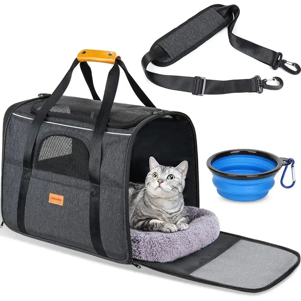 Pecute Airline Approved Expandable Pet Carrier Dog & Cat