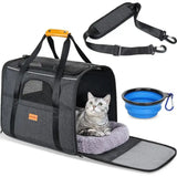 Pecute Airline Approved Expandable Pet Carrier Dog & Cat