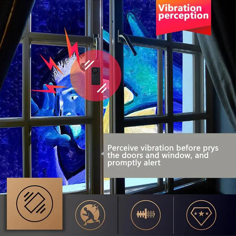 🚗 Car Vibration Alarm – 110dB Vehicle Security Alarm System with Anti-Theft Safety Sensor for Car, Truck & RV