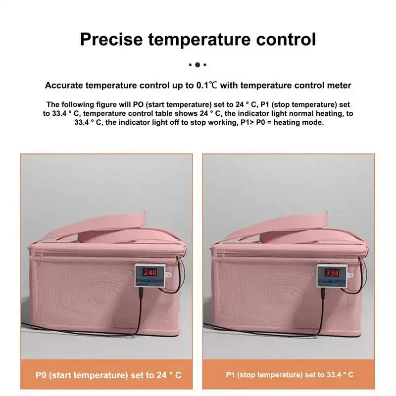 Dough Proofer with Temperature Control – Sourdough Rising Box for Bread & Pizza Dough Prep