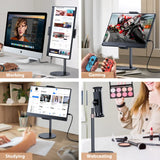 Portable Desktop Monitor Stand – Adjustable Height VESA Bracket for iPad, Phone & 13–24.5cm Tablet/Monitor Support