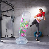 160 cm Inflatable Sandbag Vertical Boxing Column – Freestanding Fitness Decompression Tumbler for Kids & Adults