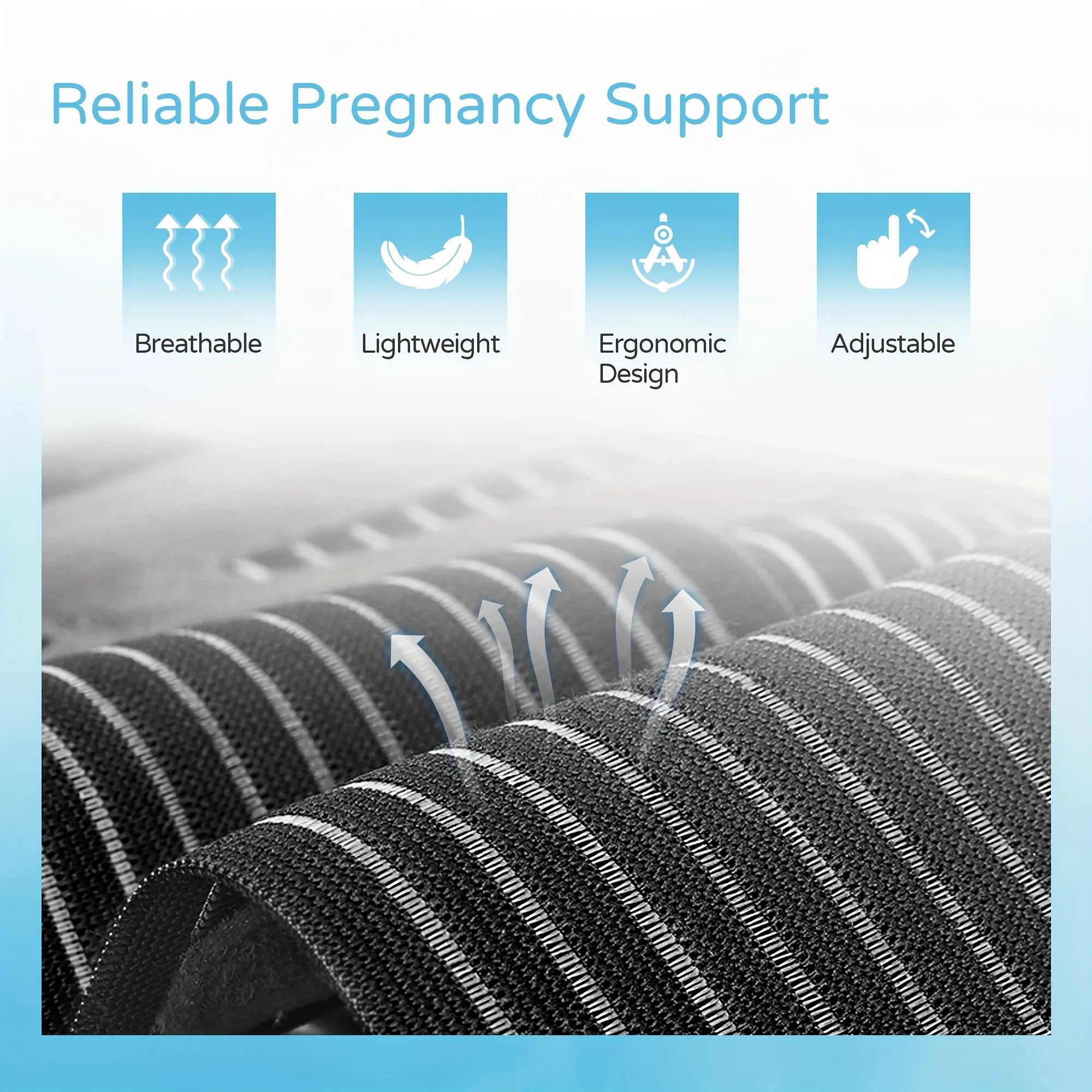 Women’s Maternity Belly Support Belt – Solid Adjustable Band for Pregnancy Relief & Postpartum Waist Control Recovery