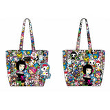 Official Tokidoki Unicorno large tote bag – lightweight women’s shopping & travel shoulder bag with Unicorno keychain