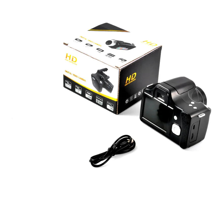18X HD Digital Camera – Mirrorless 1080P Video with 3.0" LCD Screen & TF Card Slot – Travel & Vlogging Camera