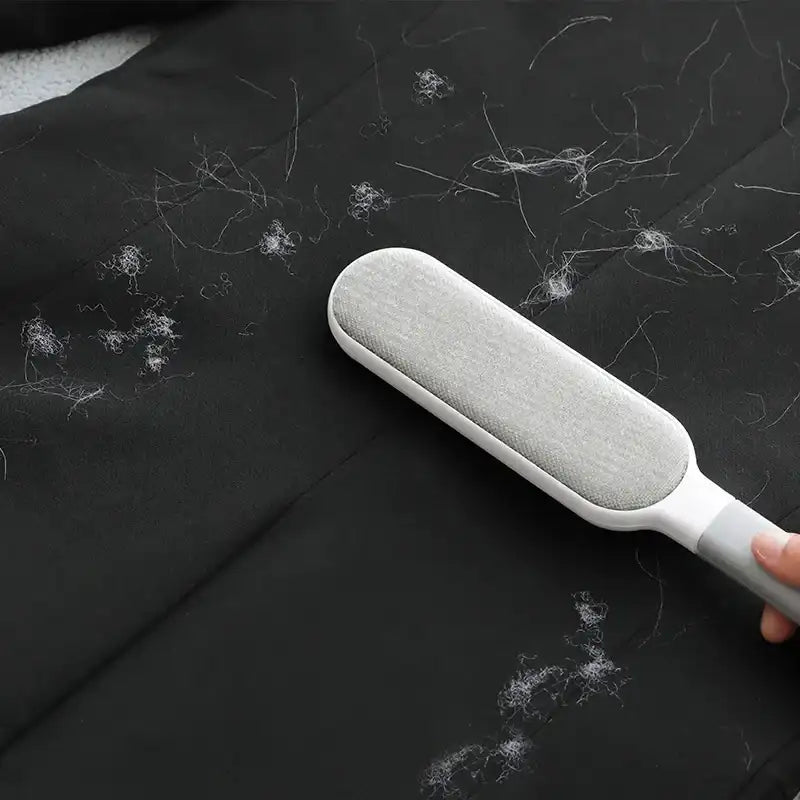 Clothes & Fabric Hair Removal Brush Set – Electrostatic Lint-Sticker & Suction Large Double-Pack