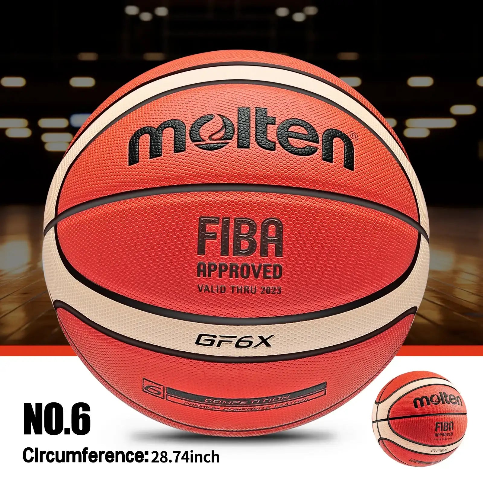 Original Molten GF6X/GF7X Basketball – Official Certification Competition Training Ball 🎯