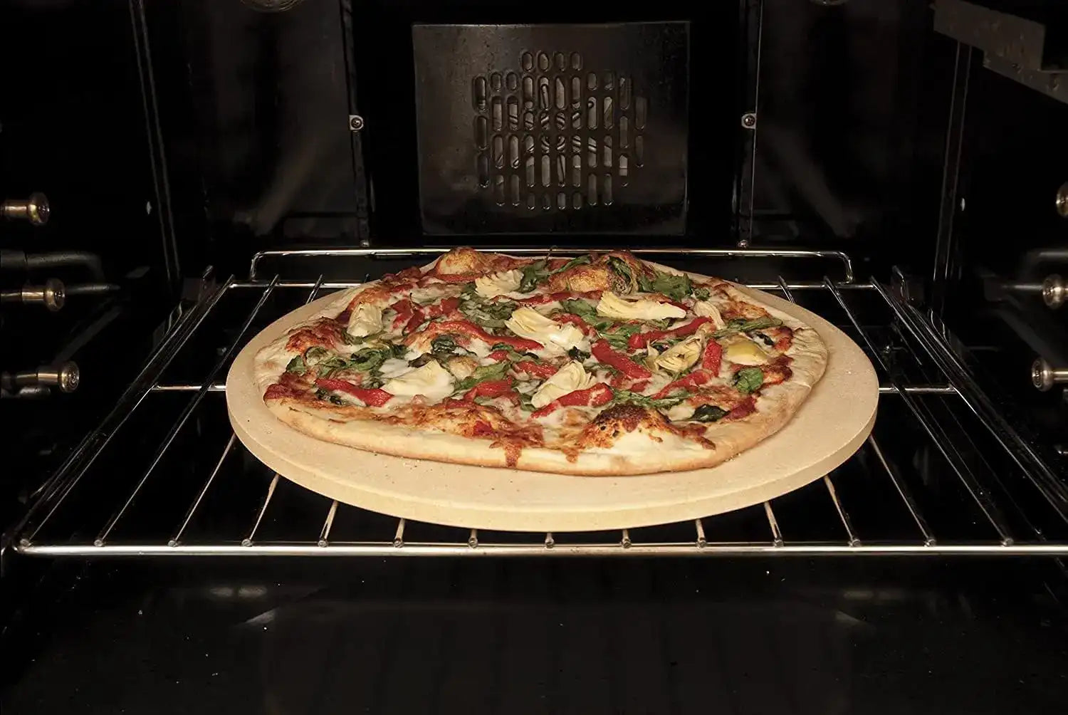 15″ Round ThermaBond™ Baking & Pizza Stone – Grill or Oven Ready for Crispy Perfection