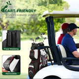 Premium 15-way golf cart bag – anti-shake divider top with magnetic pocket, ergonomic handles & rain cover