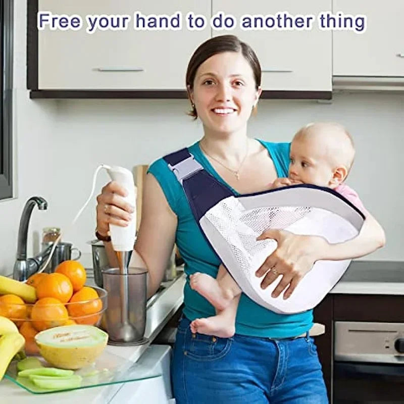 3D Mesh Adjustable Baby Sling Carrier – Safe Toddler Shoulder Wrap, Breathable Design, Perfect Gift for Halloween, Thanksgiving & Christmas