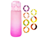 750ml Sports Water Bottle with Flavour Pod – Air-Flavored Hydration Bottle for Outdoor & Travel