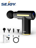Deep-Tissue Massage Gun – Percussion Fascia Massage Gun with 4 Heads, 6 Speeds for Pain Relief & Recovery