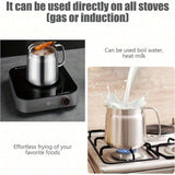 304 Stainless Steel Oil Filter Pot with Strainer – Multi-Function Grease & Oil Recycling Container for Frying