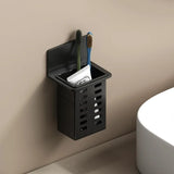 Wall-Mounted Toothbrush & Toothpaste Stand – Single-Functional Storage Rack for Bathroom