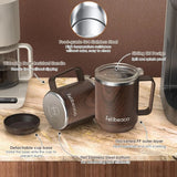 Pabiflo Coffee Mug Warmer & Mug Set – 36 W Electric Cup Heater with Auto-Shut-Off Timer (16 oz Smart Mug)