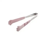 Japanese Cat Paw-Shape Stainless Steel Food Tongs – Cute Cartoon Meal & BBQ Clip