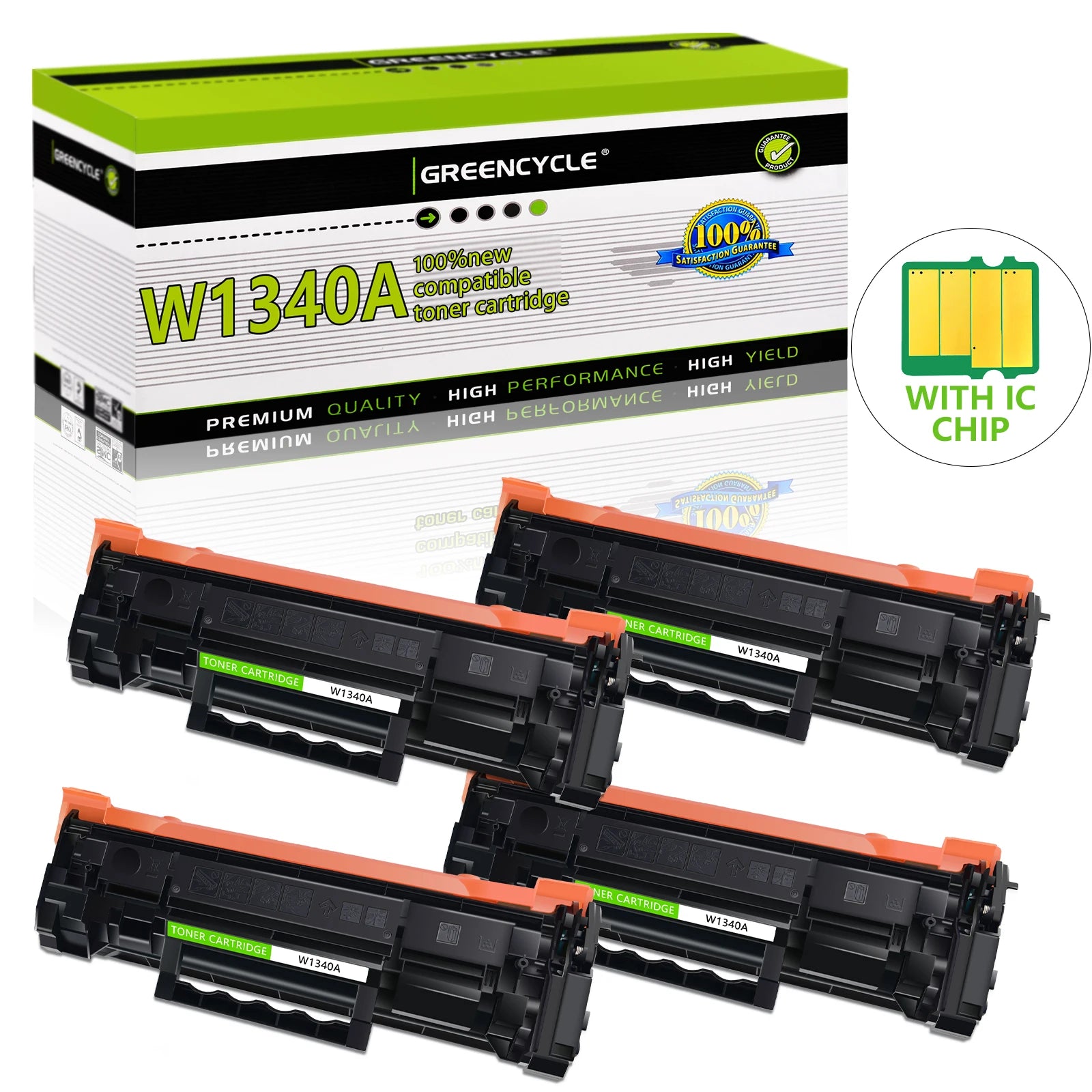Greencycle Compatible W1340A (134A) High-Yield Black Toner Cartridge (1 Pack) – Fits HP M209dwe & M234sdn Series