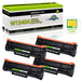 4Pcs Black