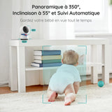 Boifun 5” Baby Monitor – 1080P WiFi Baby Camera with Screen & App Control, Video Playback, Night Vision & Two-Way Audio