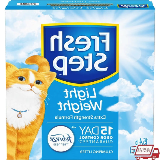Lightweight Clumping Cat Litter – Febreze Odor Control with 15-Day ClumpLock Technology, Low Dust, Easy Scoop, 30% Lighter Jug